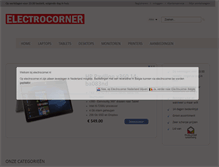 Tablet Screenshot of electrocorner.nl